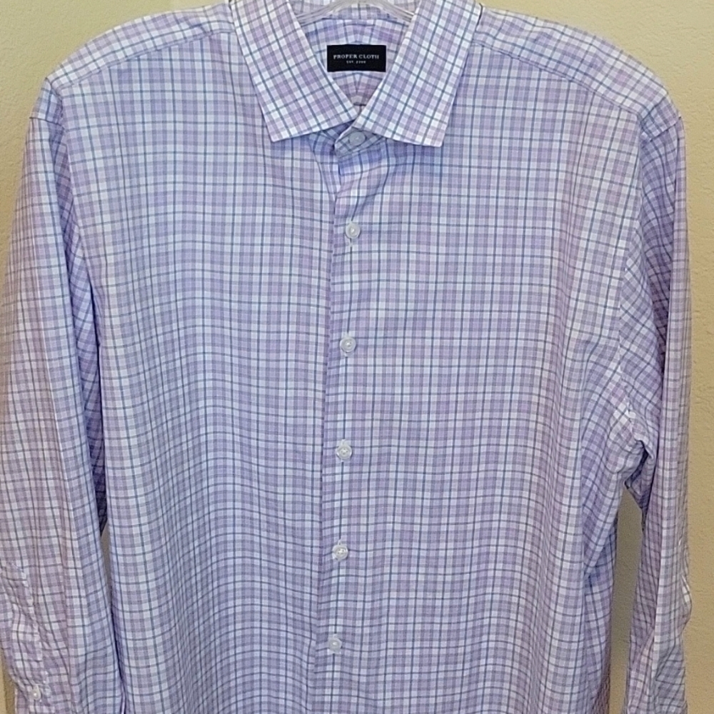 PROPER CLOTH CUSTOM BUTTON DOWN SHIRT
